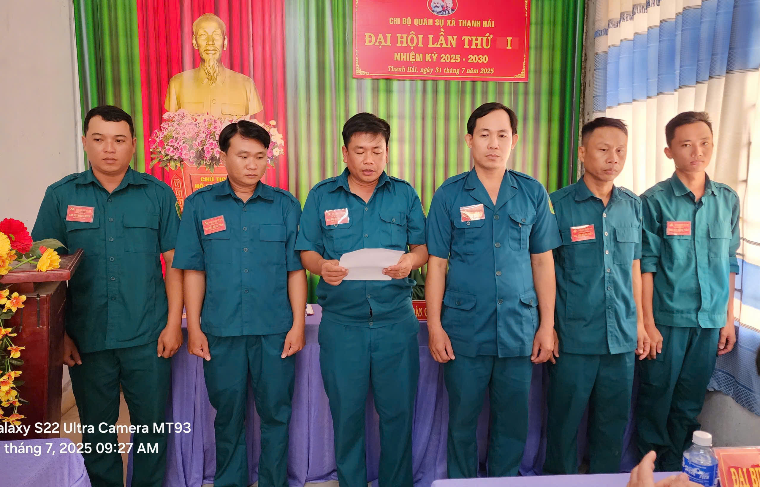 ĐẠI HỘI CHI BỘ QUÂN SỰ